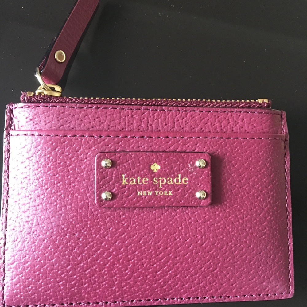 Kate spade zip card wallet